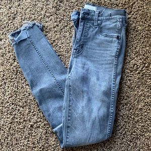 Size 25 Madewell High rise grey jeans
